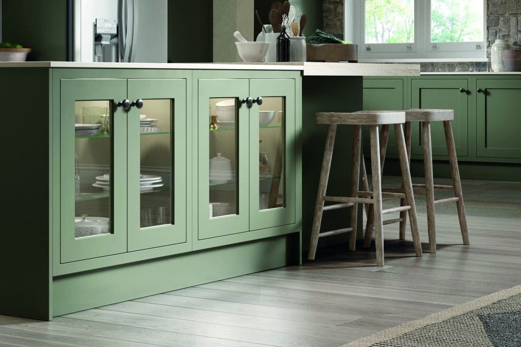 Harmony Sage Grey Island Cameo | Culina Kitchens, Wimbledon