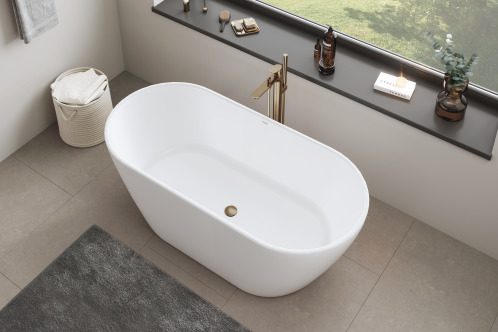 Brushed Bronce bathtub D Neo 700477 sloped.tif