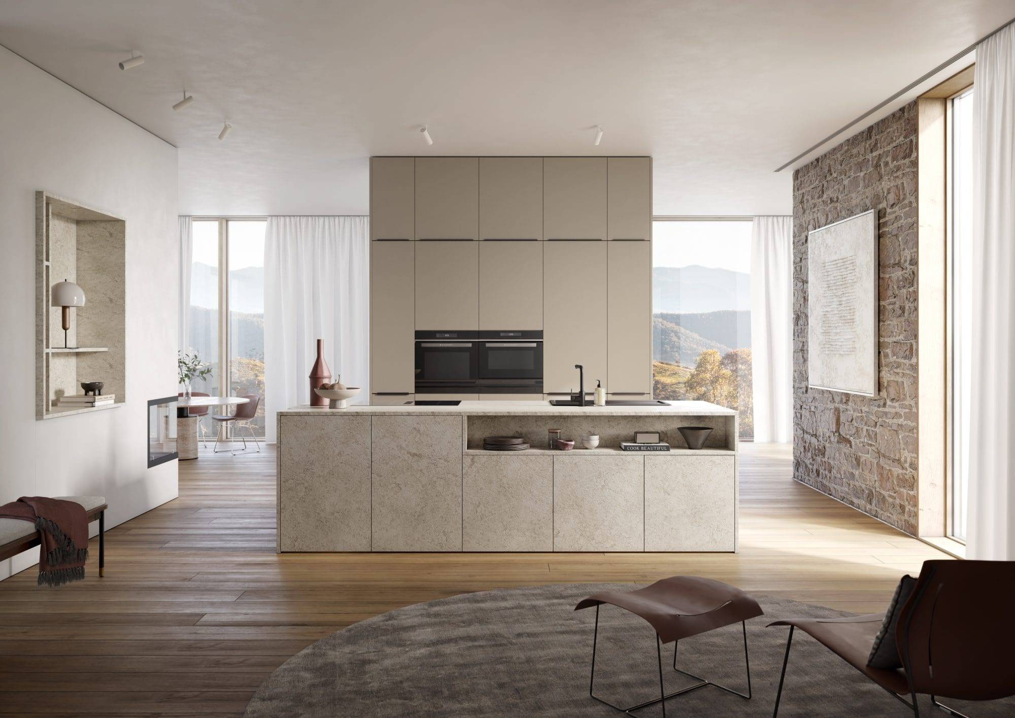 Av3050 Granit Beige Av6000 Umbra Natur Online M1 1 | Culina Kitchens, Wimbledon