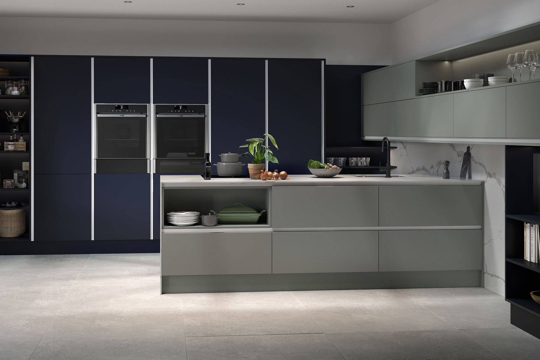 Inset Chic Fjord And Dark Blue | Lead Wolf, Gotham