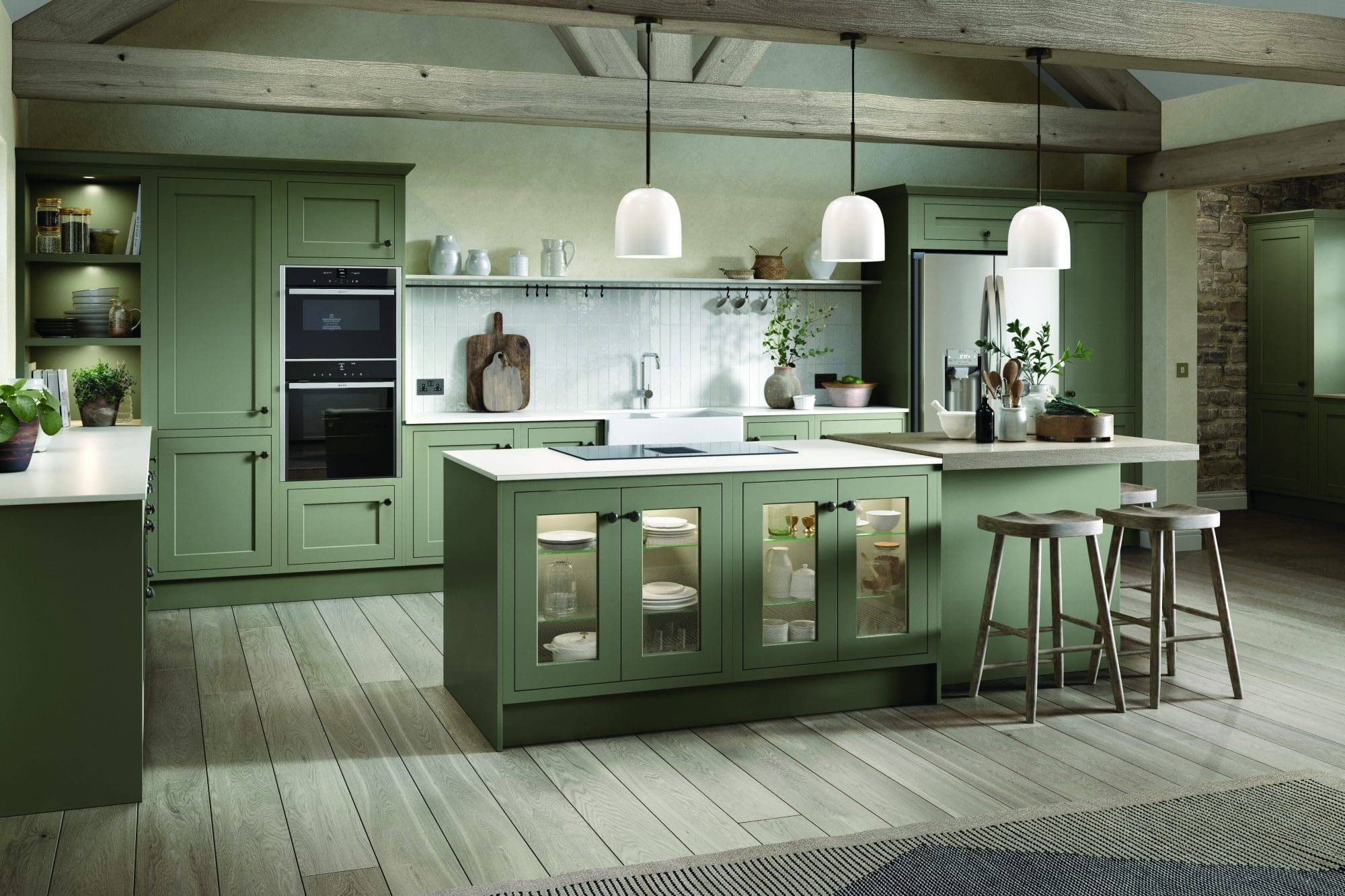 Pic 3 Harmony Sage Grey | Culina Kitchens, Wimbledon