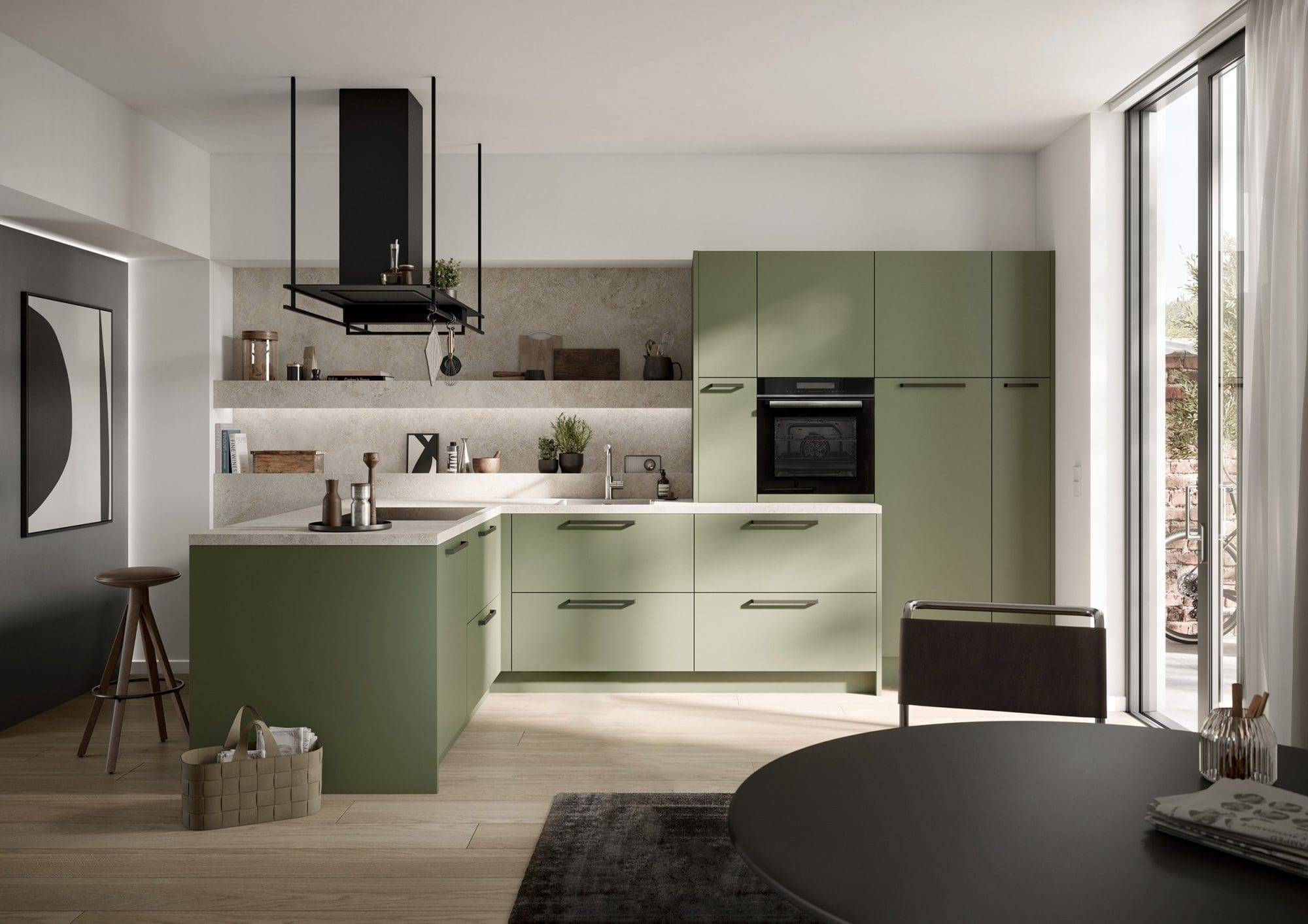 Scala Olivgruen M.1 1 | Culina Kitchens, Wimbledon