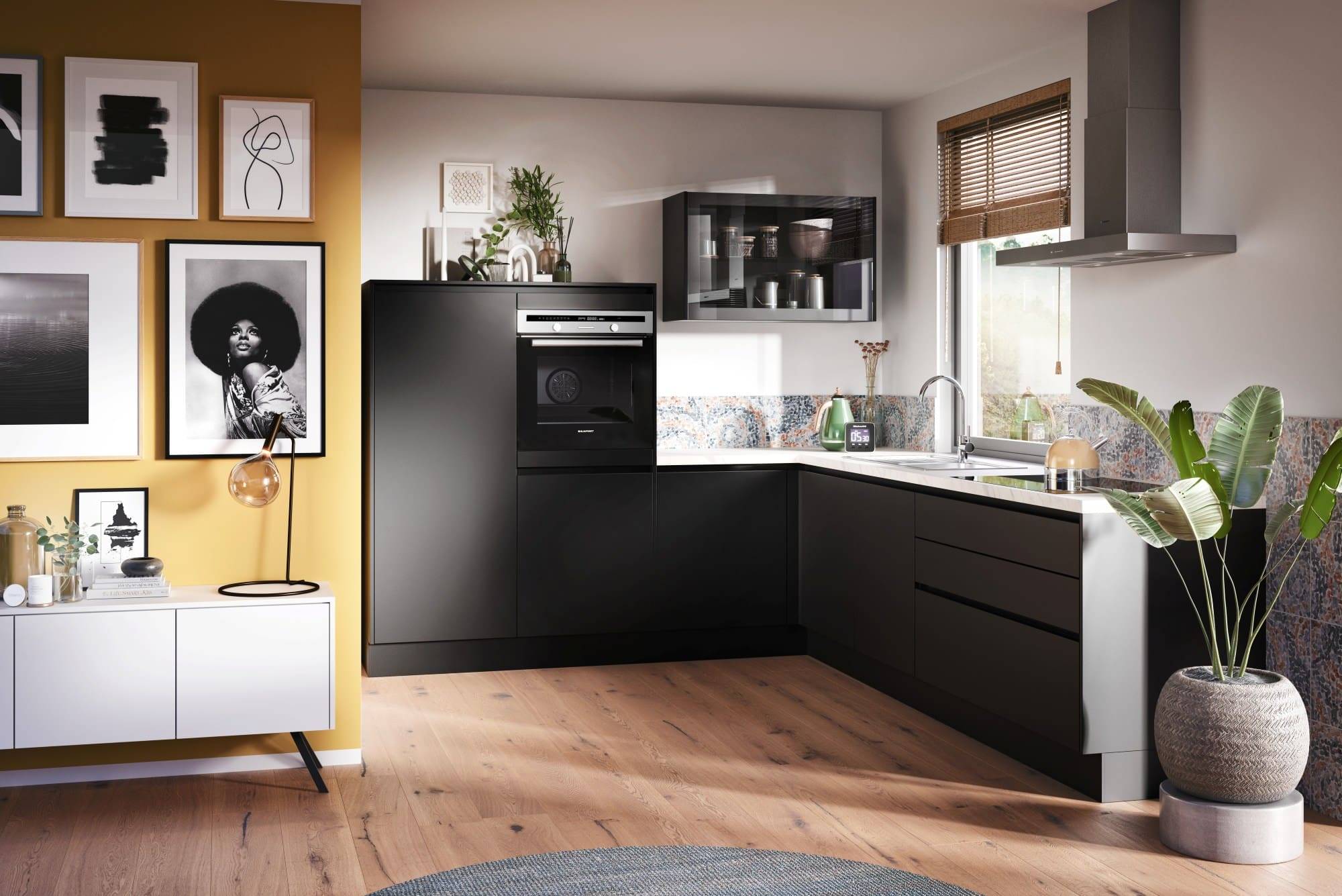 2711 Top Soft Gl Schwarz | Culina Kitchens, Wimbledon