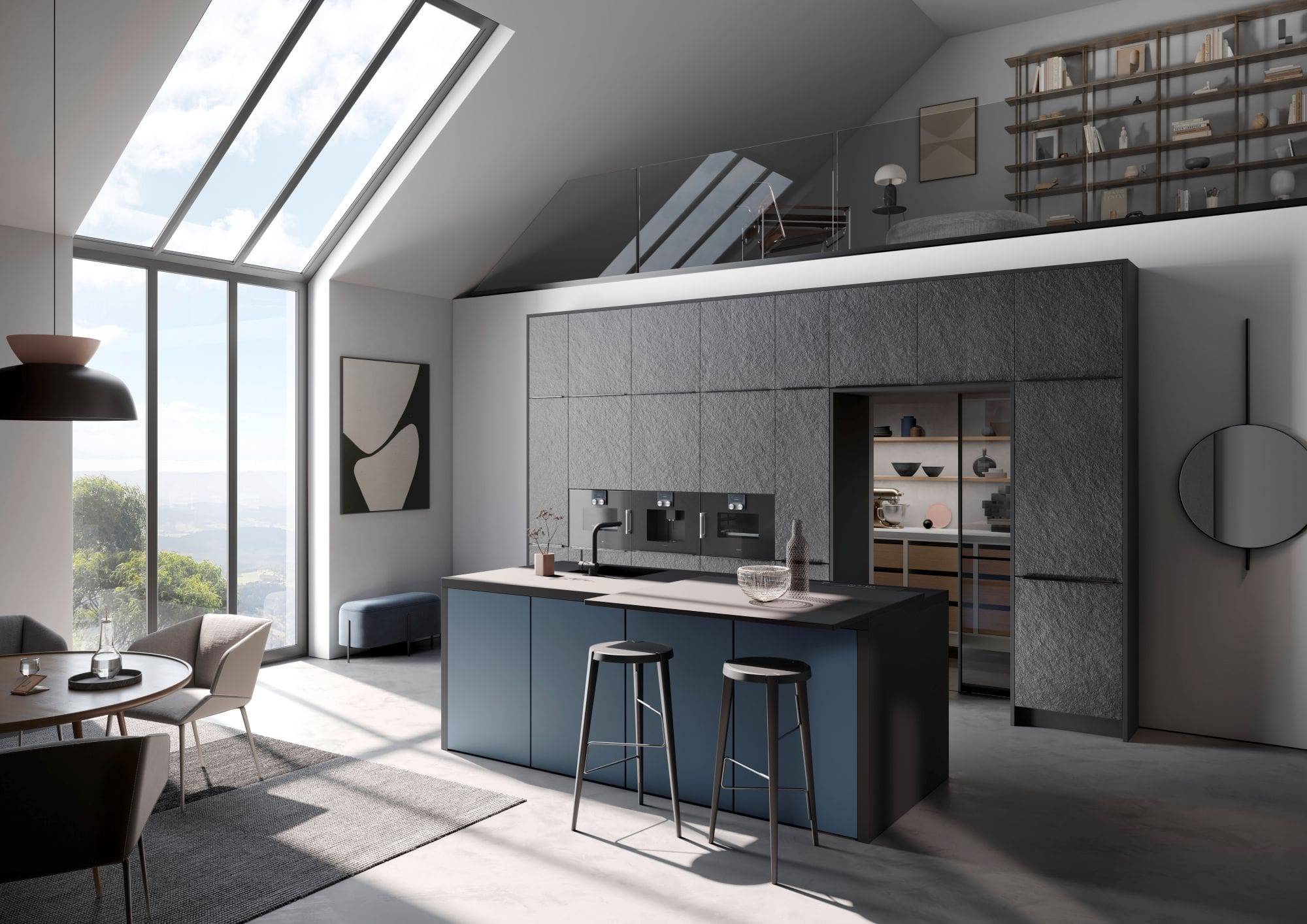 Stone Veneer Av7030 Black Star Av6000 Ncs S 5010 B50G M.1 1 1 | Culina Kitchens, Wimbledon