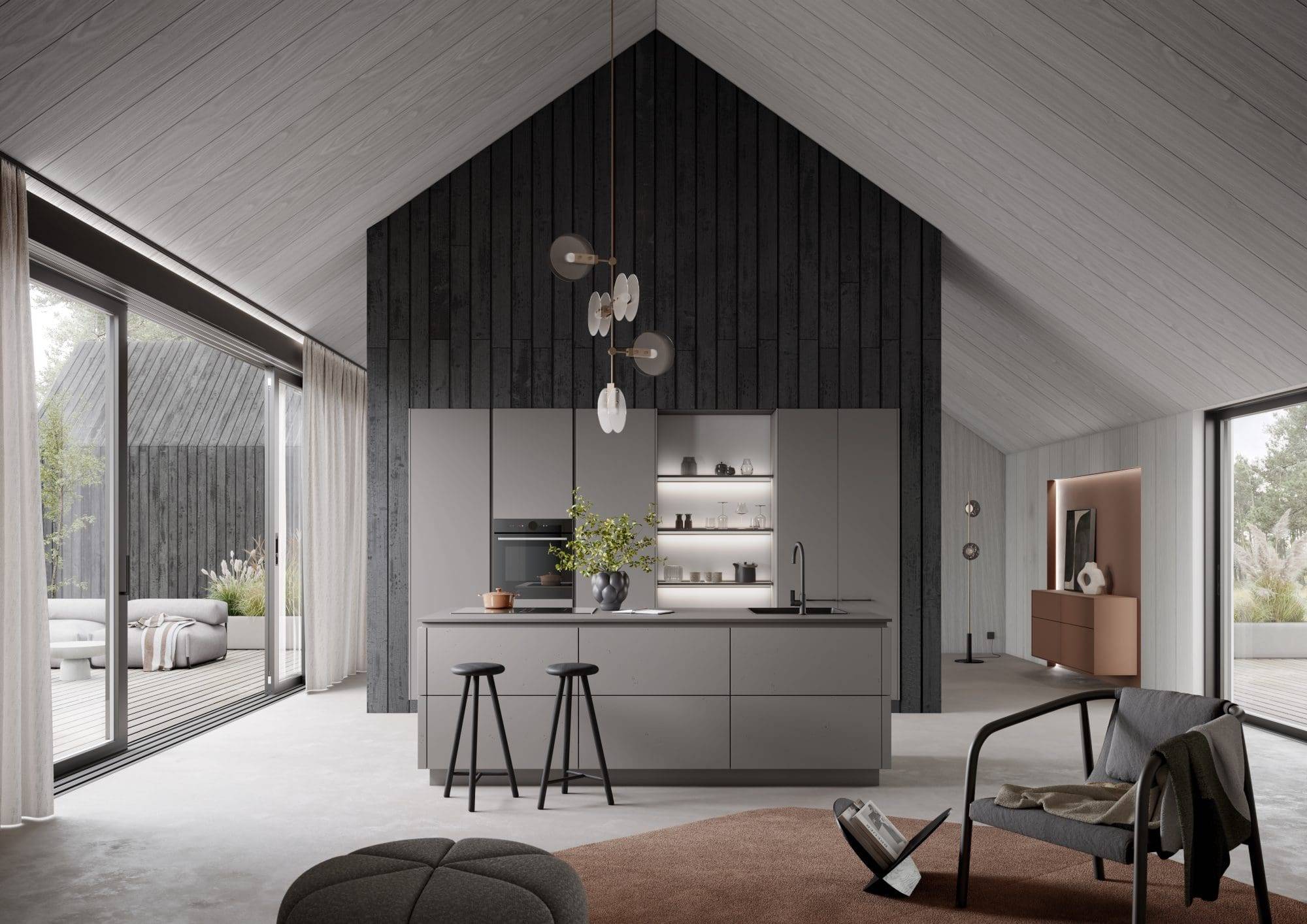 Av7010 Gl Beton Grau Av1000 Gl Greige Av6000 Ncs Online M1 | Culina Kitchens, Wimbledon
