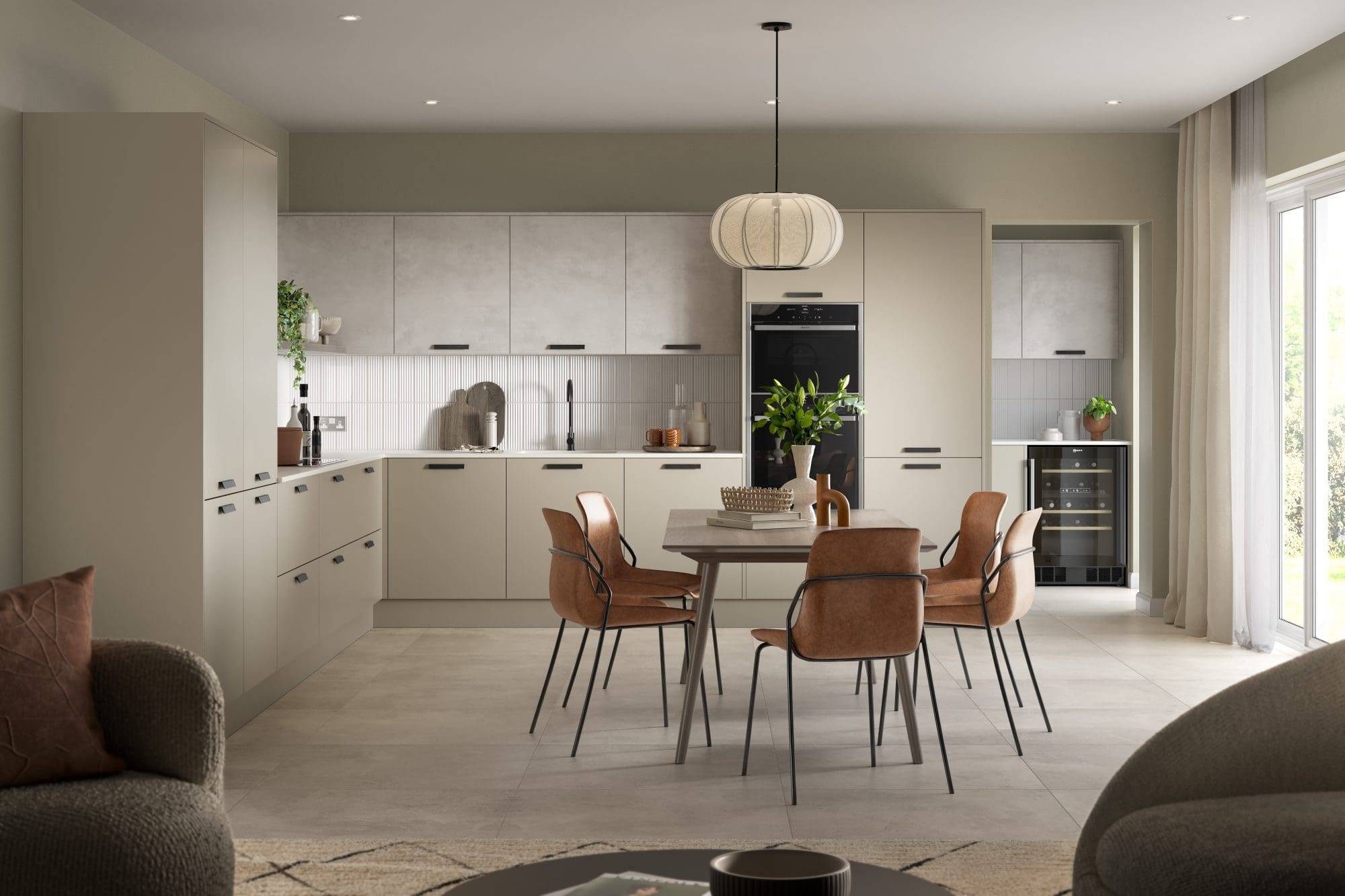 Pure Fossil Artstone Light | Culina Kitchens, Wimbledon