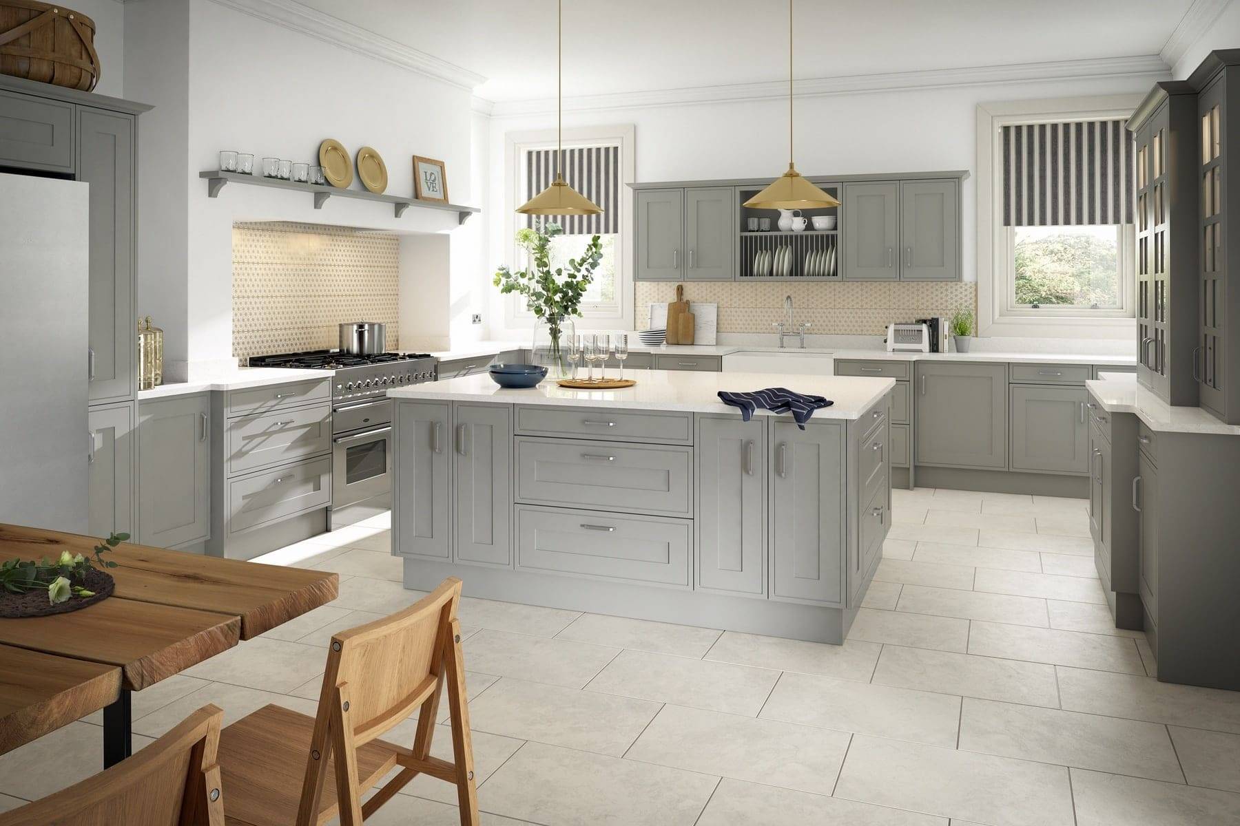 Edwardian Painted Light Grey | Lead Wolf, Gotham